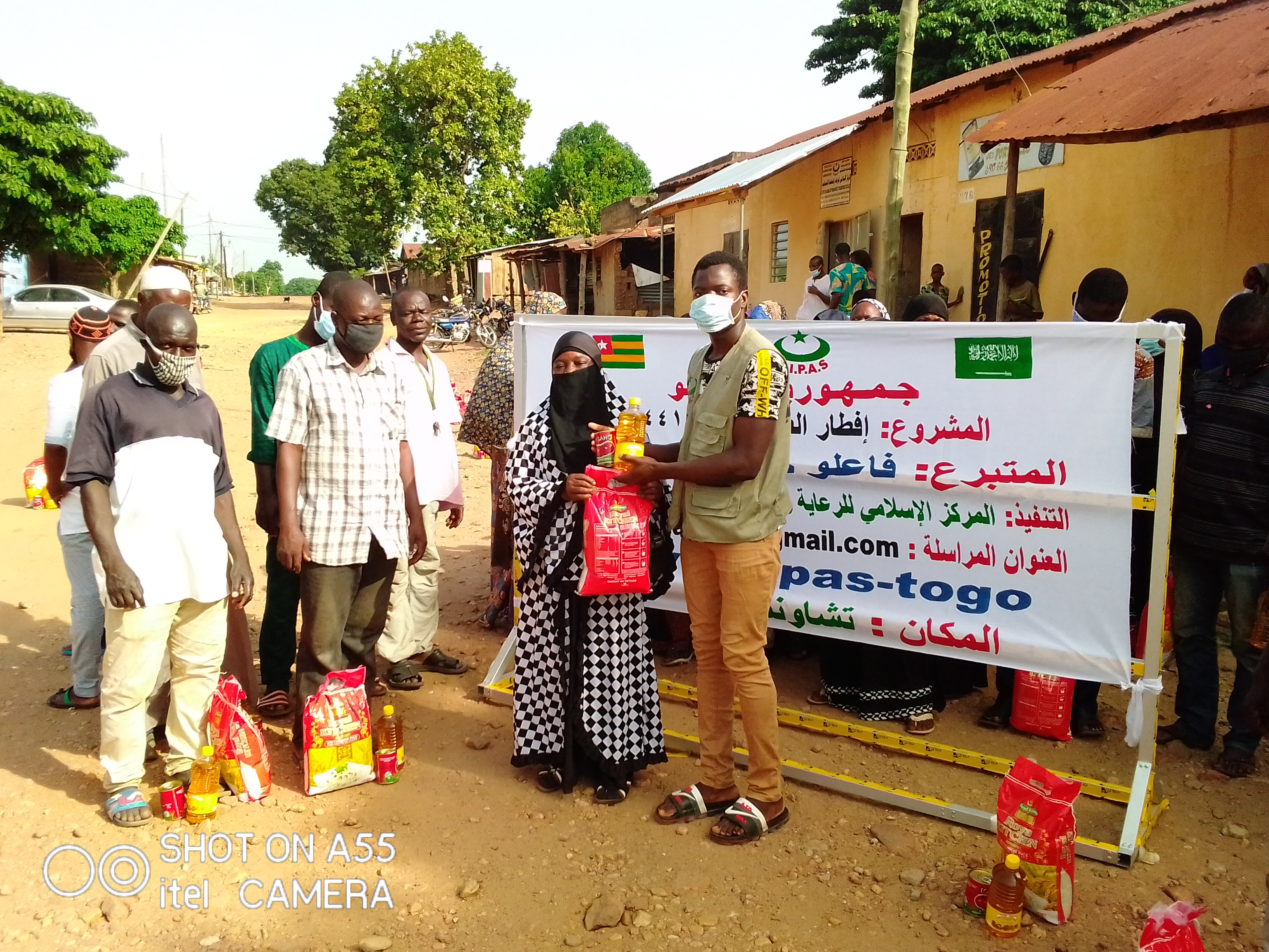 Sokodé-Togo: l’Association CIPAS a fait  don de Kits alimentaire aux population de Tchaoudjo