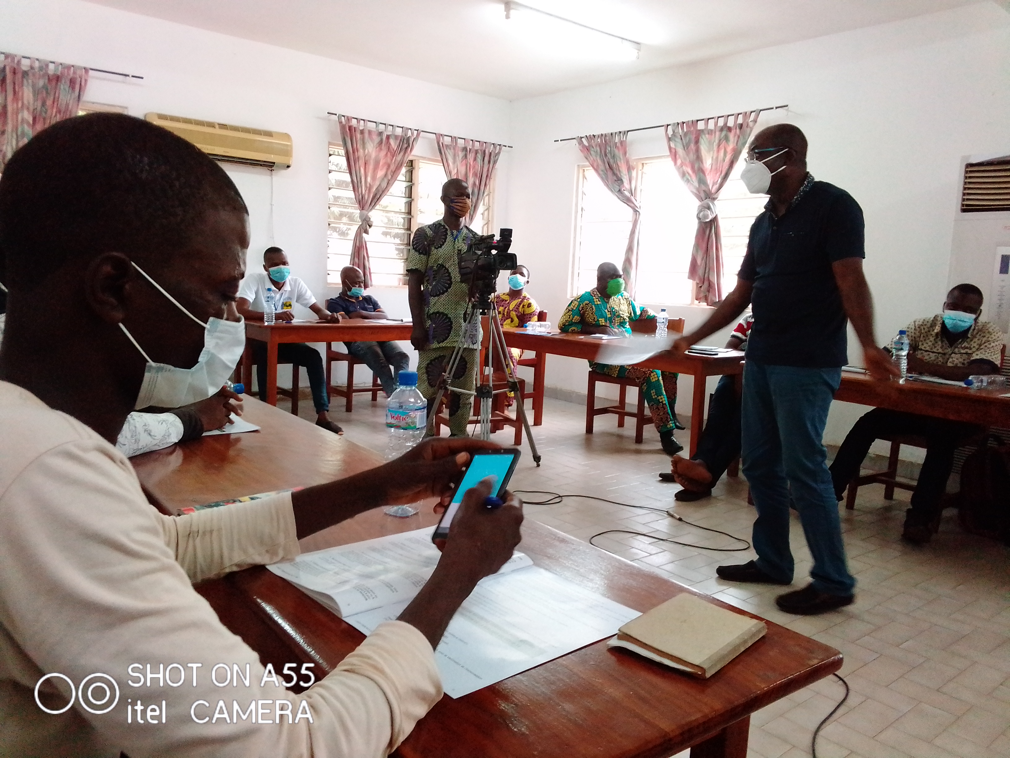 Sokodé / Covid19: les journalistes de la Région Centrale sont formés pour une lutte efficace contre la pandémie.