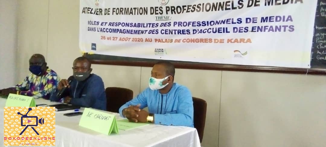 L’ONG creuset Togo renforce les capacités des professionnels de média sur les droits de l’enfant, les responsabilités parentales ainsi que  sur les normes et standards applicables aux structures d’accueil et de protection des enfants vulnérables