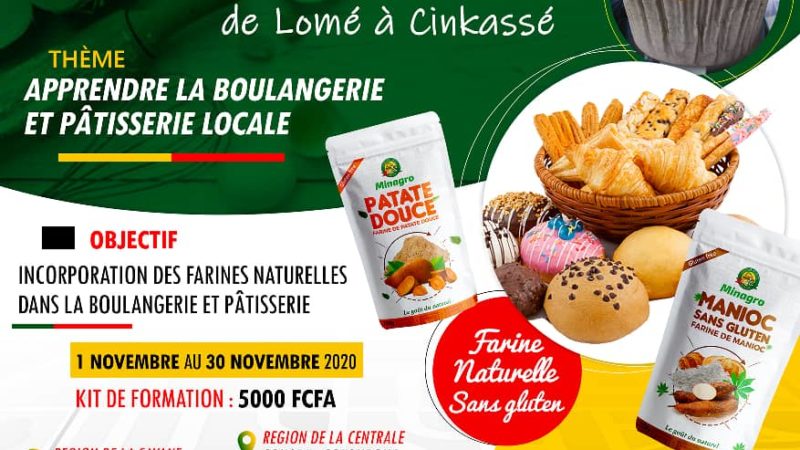 MINAGRO GROUP organise une tournée de formation en Boulangerie et Pâtisserie locale de Lomé à Cinkassé