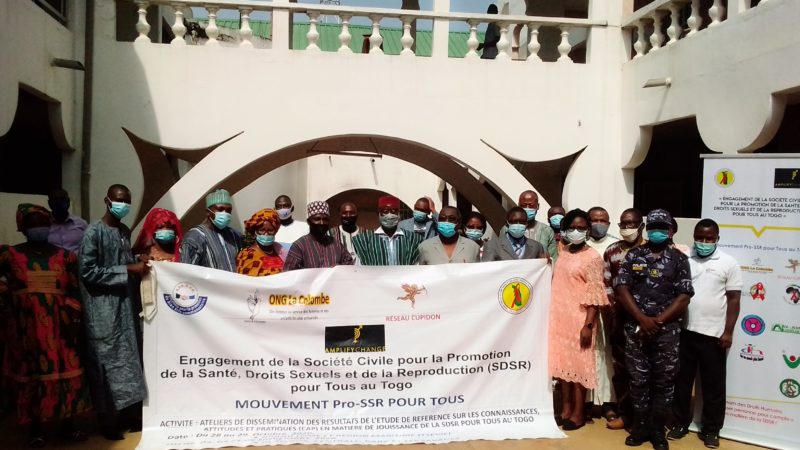Sokodé: le Mouvement Pro-SSR pour Tous au Togo en atelier de dissémination des résultats de l’étude de référence sur les connaissances, attitudes et pratiques (CAP) en matière de la jouissance de la Santé, Droits Sexuels et de la Reproduction (SDSR) pour  tous au Togo avec les acteurs, partenaires et influenceurs clés.
