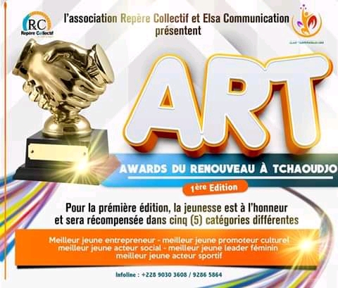 Sokodé: L’association Repère   Collectif et Elsa-Communication lancent la 1ère édition des Awards du Renouveau à Tchaoudjo (ART)