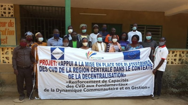Sokodé : L’ONG CASADDVR en atelier de renforcement des capacités des CCD de la Région Centrale dans le contexte de la décentralisation.