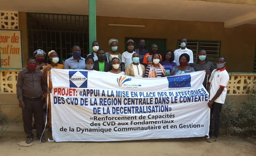 Sokodé : L’ONG CASADDVR en atelier de renforcement des capacités des CCD de la Région Centrale dans le contexte de la décentralisation.