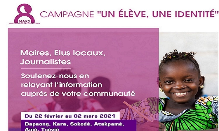Togo: Les femmes de l’OTR lancent une campagne d’établissement d’actes de naissance et de certificat de nationalité gratuite dans les 5 régions du pays dénommée,”Un élève, Une identité “