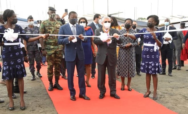 Faure Gnassingbé inaugure la centrale solaire de 50 MWc de Blitta.