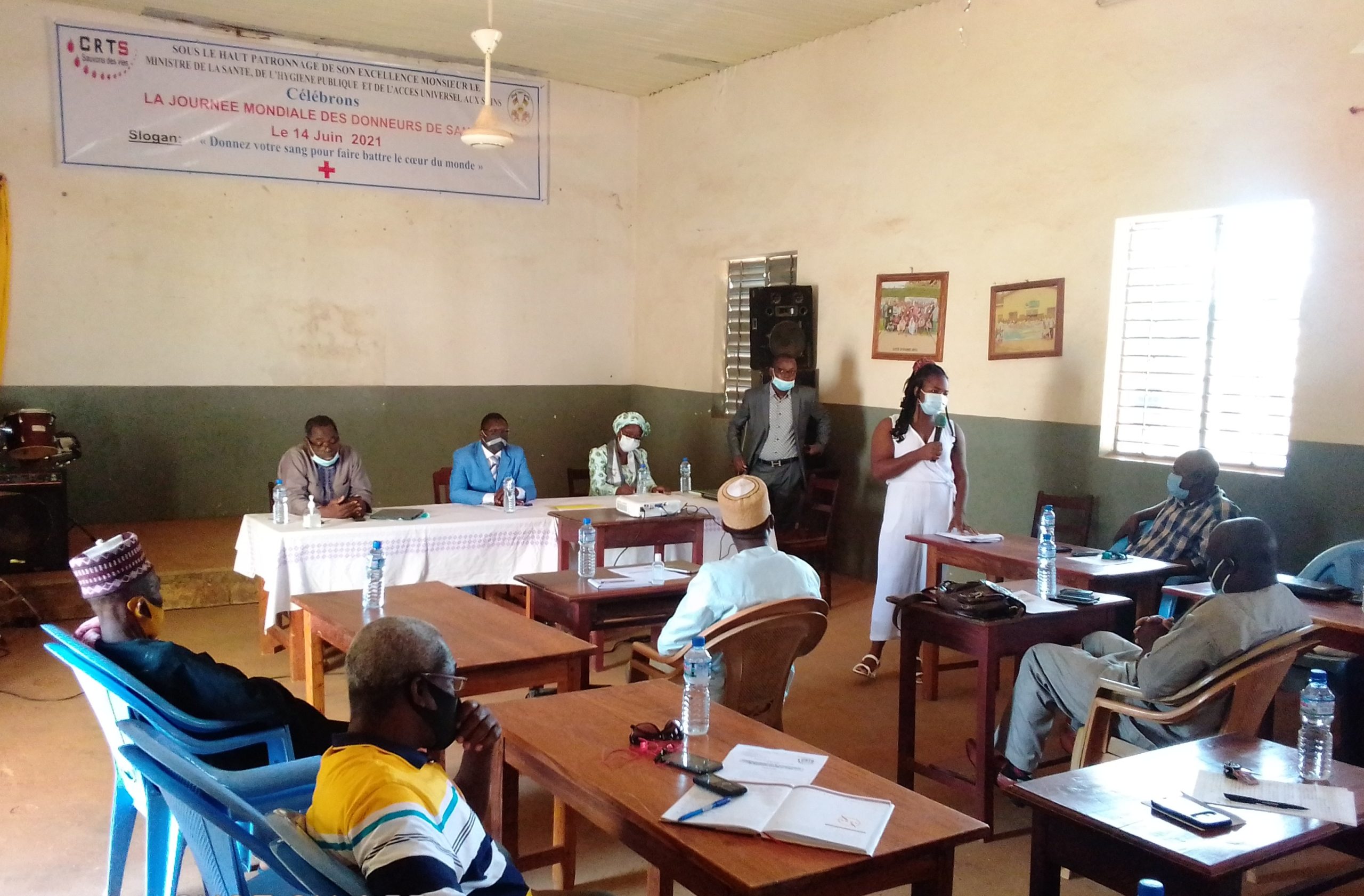 Le CRTS de Sokodé a organisé une conférence-débat sur la problématique de la pénurie de sang au Togo.