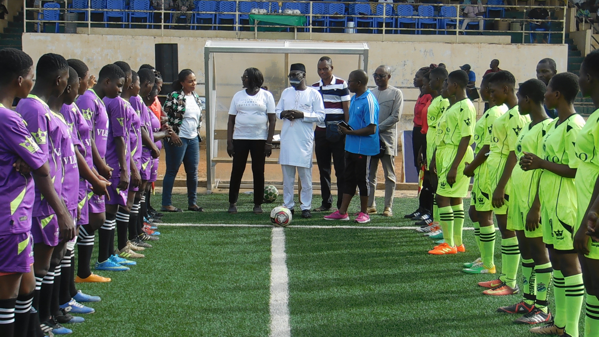 A Sokodé, VAC Togo et PAFED contribuent  à la transformation des normes sociales et  à l’éradication des  stéréotypes sexistes à travers un tournoi de football féminin.
