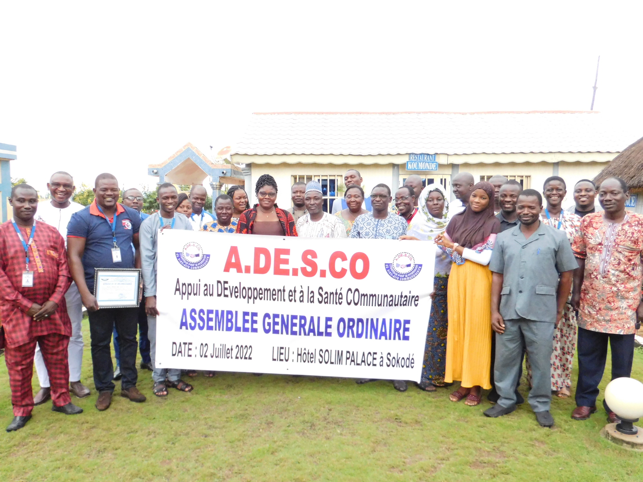 Sokodé : Assemblée Générale Ordinaire et élective de l’ONG ADESCO
