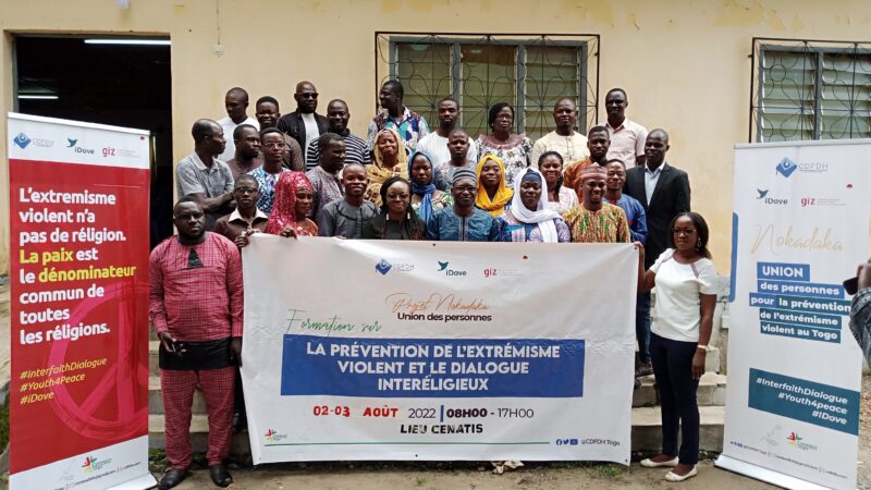 Sokodé : Un atelier de formation sur la prévention de l’extrémisme Violent a réuni les jeunes