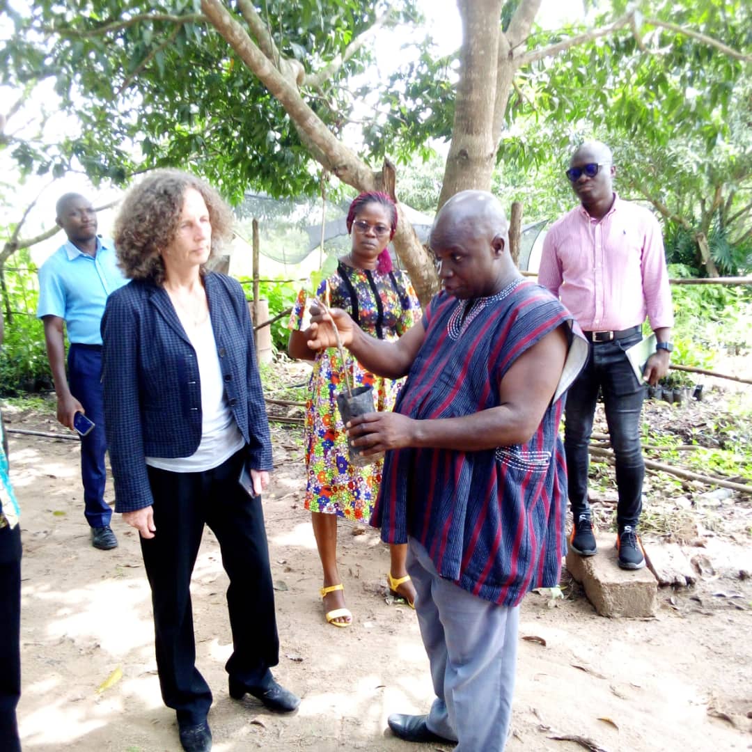 Togo/Sokodé : Visite de la Représentante Résidente de la GIZ au Togo, au CFIJ et à AEA.