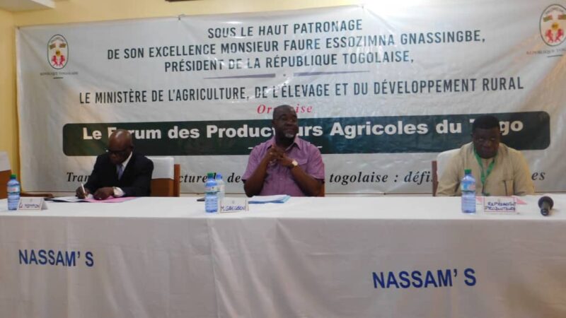 Togo : La région centrale accueil à son tour le Forum des producteurs agricoles du Togo (FoPAT).