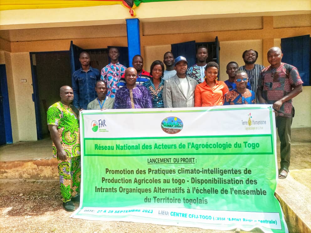 Lancement officiel du projet : Promotion des pratiques climato- intelligentes de production agricole au Togo. Disponibilisation des Intrants Organiques Alternatifs à l’échelle de l’ensemble du Territoire Togolais (DIOAT).