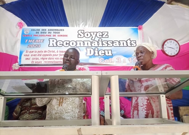La COOPEC AD de Sokodé a organisé une rencontre de prière pour les membres et leurs activités.