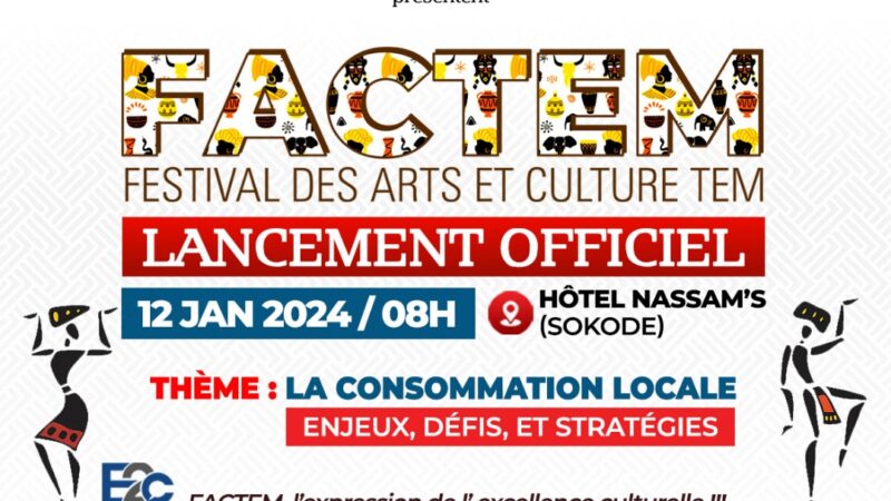 Festival des Arts et Cultures TEM (FACTEM) à Sokodé : Un Événement Culturel Enthousiasmant en Perspective.