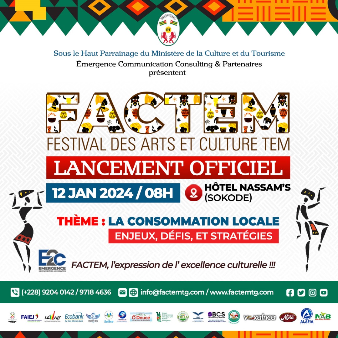 Festival des Arts et Cultures TEM (FACTEM) à Sokodé : Un Événement Culturel Enthousiasmant en Perspective.