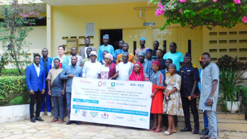 Un atelier de plaidoyer destiné aux entreprises et aux autorités des préfectures de Tchaoudjo et Tchamba s’est tenu le 25 juin à Sokodé