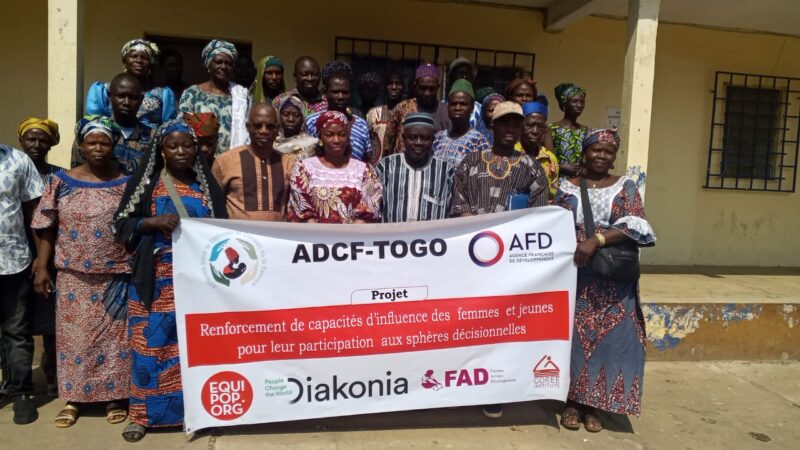 Gouvernance inclusive : un nouveau projet pour renforcer l’influence des femmes et des jeunes dans les communes de Tchaoudjo
