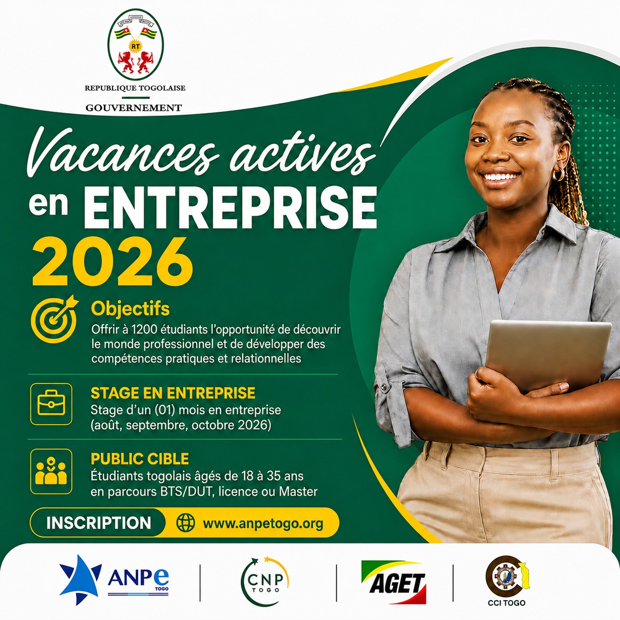 L’ANPE lance un appel à candidatures pour 1 200 stages de vacances destinés aux étudiants