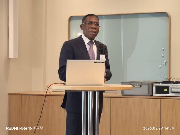 Togo | Tchaoudjo 1 : En Allemagne, Le maire de la commune de Tchaoudjo 1, Mohamed Sad OURO-SAMA présente la vision 2040 de sa commune.