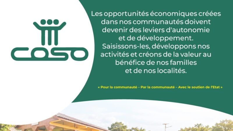 COSO : des opportunités économiques au service de l’autonomie et du développement local